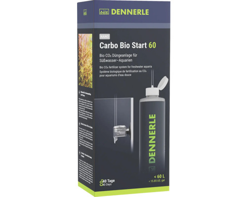 Bio CO² Anlage DENNERLE Carbo Bio Start 60 für Aquarien bis 60 l für bis zu 40 Tage