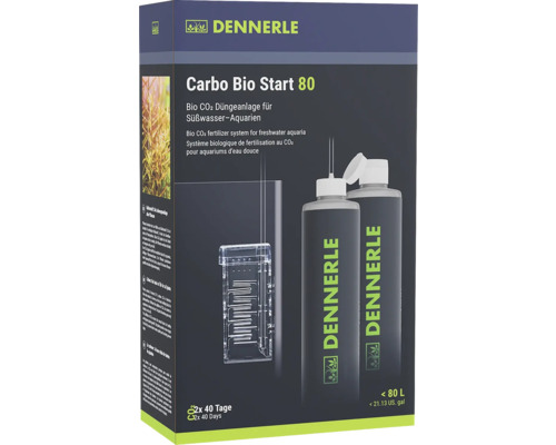 Bio CO² Anlage DENNERLE Carbo Bio Start 80 für Aquarien bis 80 l für bis zu 40 Tage