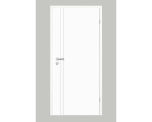 Porte d'intérieur Pertura Tilda 16 laque blanche 73,5x198,5 cm droite