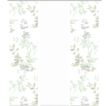 Panneau japonais à motif de feuilles