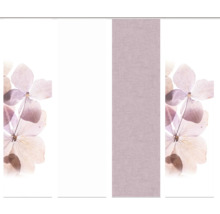 Panneau coulissant avec motif floral