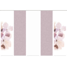 Schiebevorhang mit Blumenmuster
