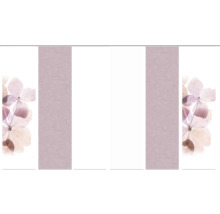 Dekoschals mit Blumenmuster