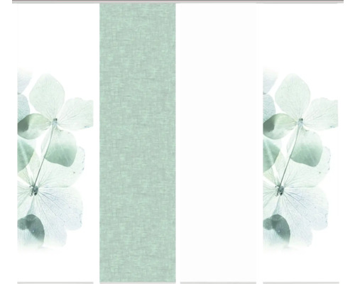 Panneau japonais avec motif floral