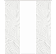 Porte coulissante avec optique trait de pinceau