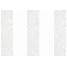 Panneau coulissant avec motif de coups de pinceau