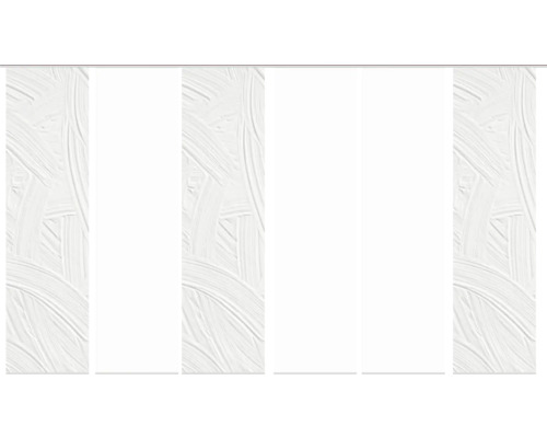 Panneau coulissant avec structure de peinture