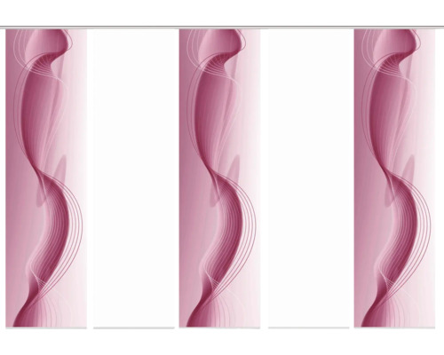 Trois panneaux japonais avec motif ondulé