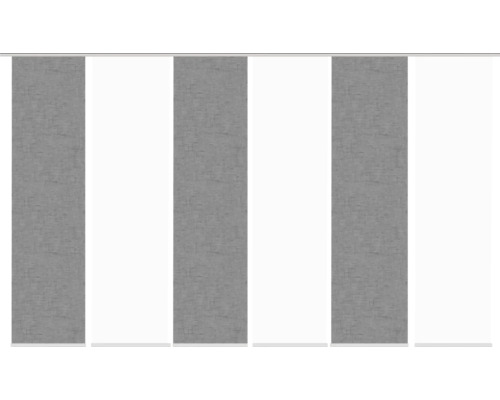 Panneau coulissant avec tissu textile