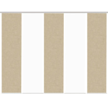 Rideaux japonais avec structure de toile pour la décoration de fenêtres