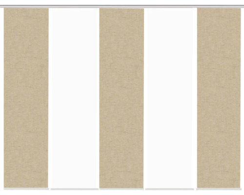 Rideaux japonais avec structure de toile pour la décoration de fenêtres