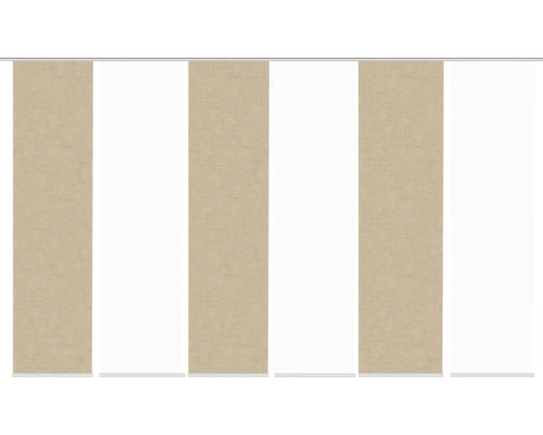 Panneaux japonais en tissu dans un salon