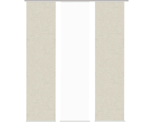 Ensemble de panneaux japonais avec trois panneaux pour la décoration de fenêtres