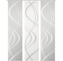 Panneau coulissant avec motif ondulé