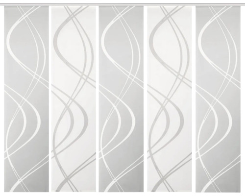 Panneaux japonais avec motif ondulé pour la décoration de fenêtre