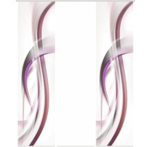 Décor pour porte coulissante avec motif abstrait