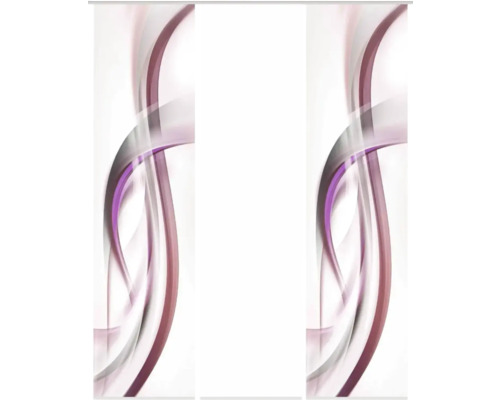 Décor pour porte coulissante avec motif abstrait