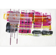 Art abstrait avec diverses formes et textures