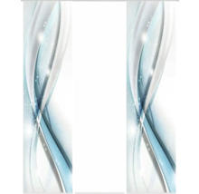 Art abstrait avec des lignes ondulées