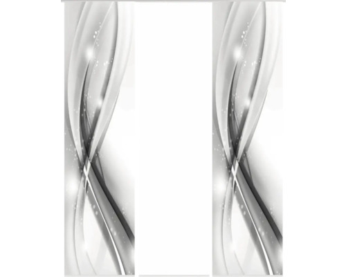 Décor abstrait pour rideaux coulissants