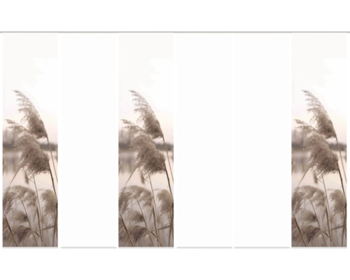 Motif décoratif de roseau pour les bandes de protection visuelle