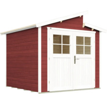 Gartenhaus weka 226 Gr. 2 inkl. Fußboden 267 x 261 cm rot