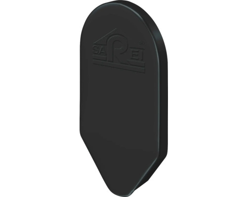 Sarei Piccolo Abschlusskappe für Trapezblech Aluminium Anthrazitgrau RAL 7016 SAREI Endkappe für Bauzaunfuß