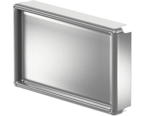 Extrémité de gouttière Sarei Piccolo carrée aluminium naturel RAL 7016 DN 70 mm Couvercle en métal