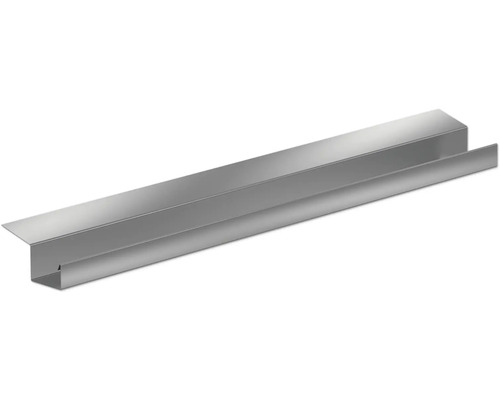 Sarei Piccolo Kastenrinne eckig Aluminium Natur NW 70 mm 2000 mm Dachrinne aus Metall