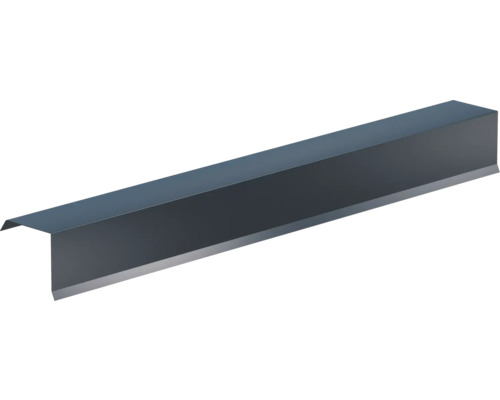 Avant-toit/Chant Sarei Piccolo gris anthracite RAL 7016 2000 mm x 90 mm x 100 mm x 0,5 mm Profilé métallique pour rebord de fenêtre