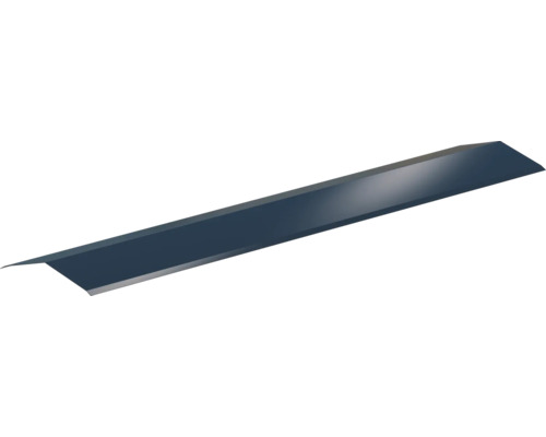 Bande faîtière Sarei Piccolo gris anthracite RAL 7016 1000 mm x 84 mm x 84 mm x 0,5 mm Profilé de bord de toit en métal