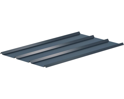 Sarei Piccolo Dach und Fassadenblech Anthrazitgrau RAL 7016 1180 mm x 585 mm x 0,6 mm Trapezblech für Dacheindeckung