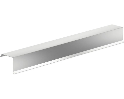 Avant-toit/Chant Sarei Piccolo naturel 2000 mm x 90 mm x 100 mm x 0,5 mm Profilé de bord de toit en métal