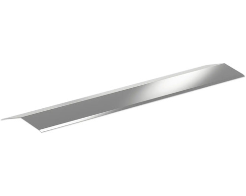 Bande faîtière Sarei Piccolo naturel 2000 mm x 84 mm x 84 mm x 0,5 mm Profilé d''angle de toit métallique