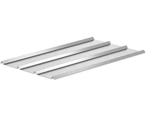 Sarei Piccolo Dach und Fassadenblech Natur 1180 mm x 585 mm x 0,6 mm Trapezblech zur Dacheindeckung