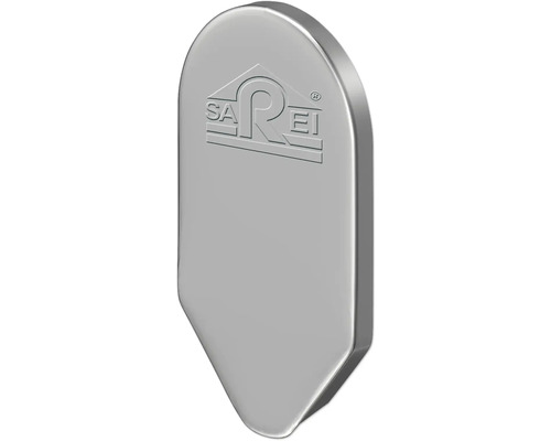 Sarei Piccolo Abschlusskappe für Trapezblech Aluminium Natur Sarei Endkappe für Zaunpfosten