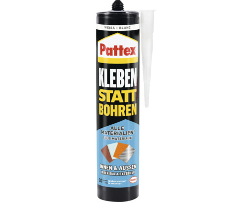 Colle de montage Pattex KSB intérieur & extérieur 450 g Pattex Kleben statt Bohren colle de montage cartouche