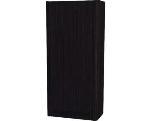 Hängeschrank mit 1 Tür Devo Gloria 2.0 rechts BxHxT 40x86x21 cm perfect touch black blue geriffelt