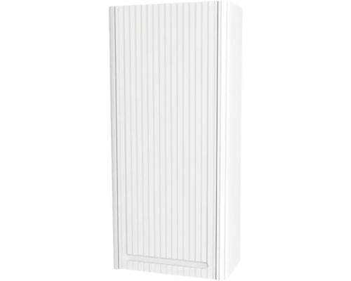 Hängeschrank mit 1 Tür Devo Gloria 2.0 rechts BxHxT 40x86x21 cm premium white supermatt geriffelt