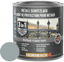 HORNBACH Metallschutzlack 3in1 matt silbergrau 250 ml-thumb-0