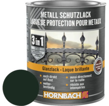 Peinture anti-rouille HORNBACH 3 en 1 brillante vert foncé 750 ml