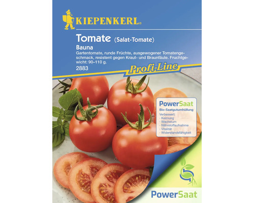 Salat-Tomate Bauna, F1 Kiepenkerl PowerSaat Hybrid-Saatgut Gemüsesamen