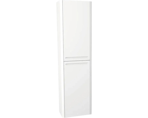 Armoire haute suspendue avec 2 portes Devo Gloria 2.0 droite lxhxp 40x172x33 cm premium white supermat lisse