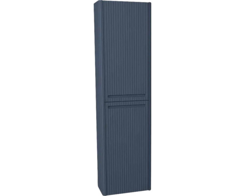 Hängehochschrank mit 2 Türen Devo Gloria 2.0 rechts BxHxT 40x172x33 cm perfect touch parisian blue geriffelt