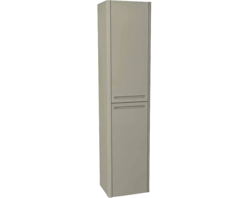 Armoire haute suspendue avec 2 portes Devo Gloria 2.0 droite lxhxp 45x165x26 cm stone grey supermat lisse