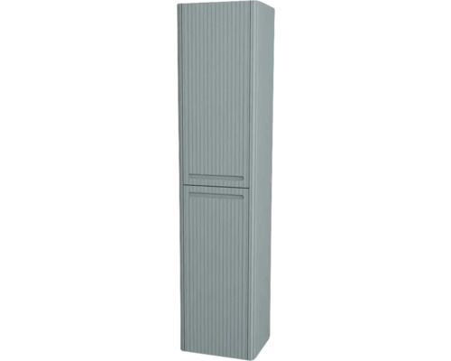 Armoire haute suspendue avec 2 portes Devo Gloria 2.0 gauche lxhxp 45x165x26 cm fjord striée