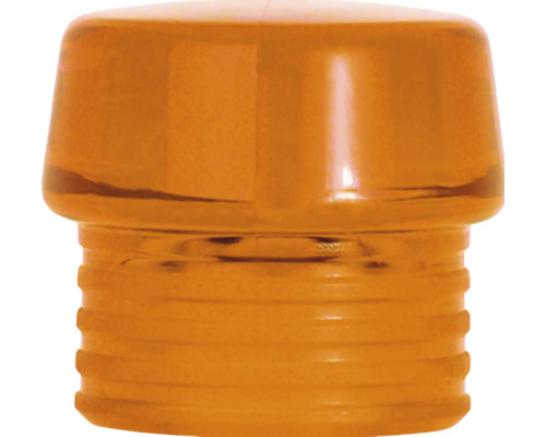 Tête de frappe Wiha dure orange pour marteaux non-destructifs Safety taille 30 Bouchon de fermeture en plastique