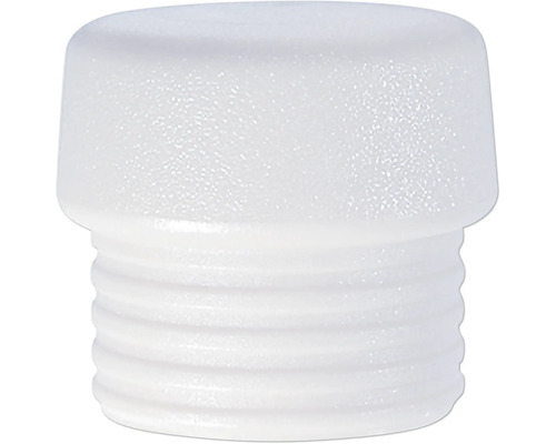 Tête de frappe Wiha très dure blanche pour marteaux non-destructifs Safety taille 30 Bouchon en plastique