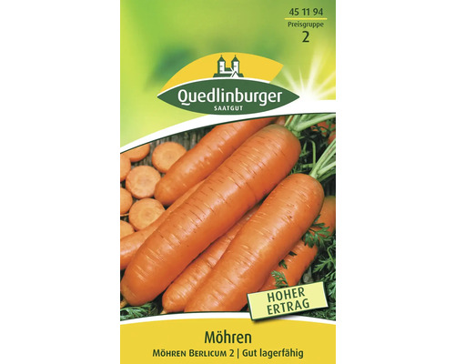 Karotte Berlicum 2 Quedlinburger Samenfestes Saatgut Gemüsesamen