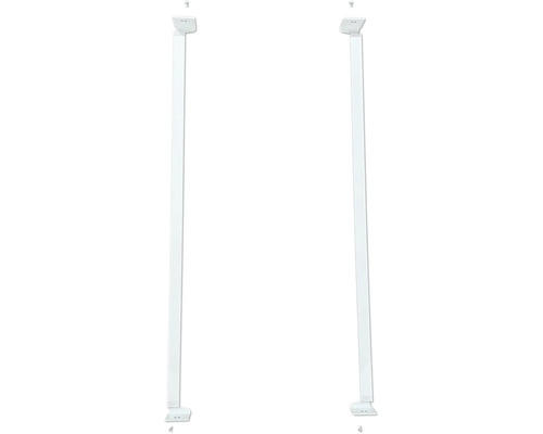 Zwei weiße Türrahmen zur Montage